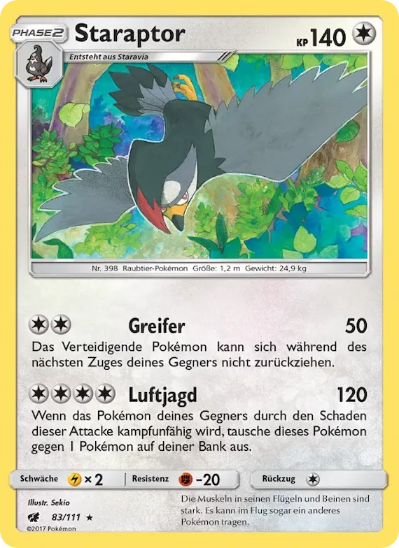 Staraptor 83 – Aufziehen der Sturmröte