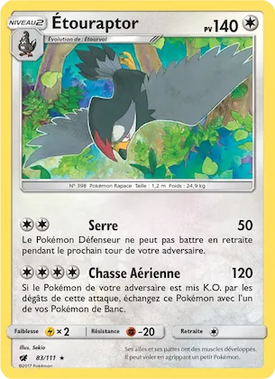 Étouraptor n° 83 – Invasion Carmin