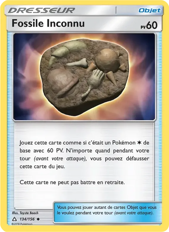 Fossile Inconnu 134 – Ultra-Prisme