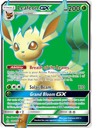 Leafeon-GX #139 – Ultra Prism
