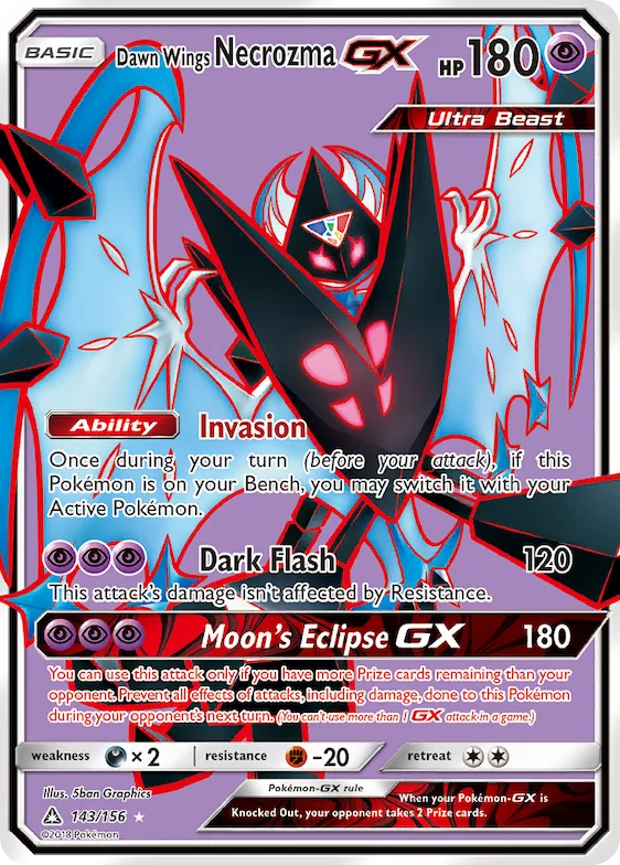 Dawn Wings Necrozma-GX #143 – Ultra Prism