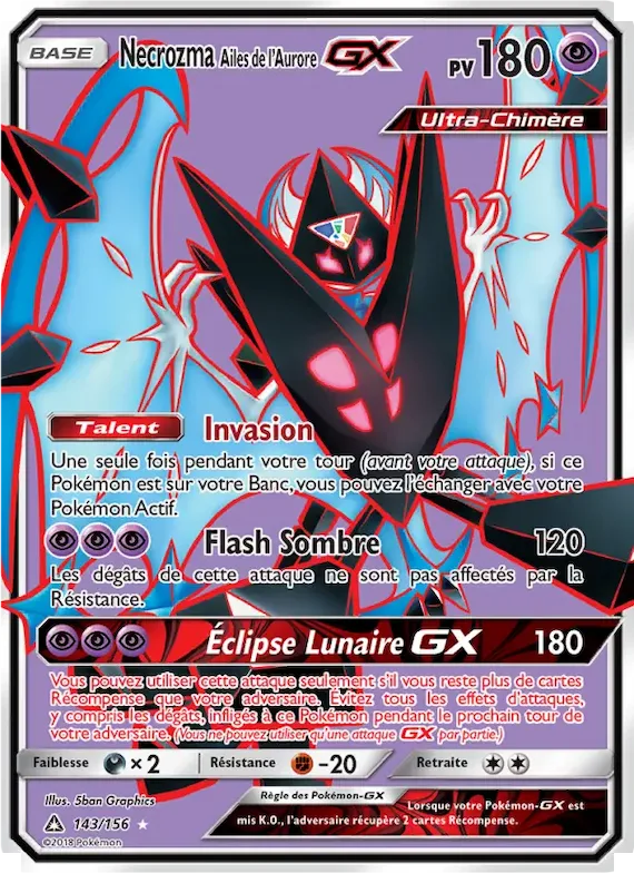 Necrozma Ailes de l’Aurore GX 143 – Ultra-Prisme