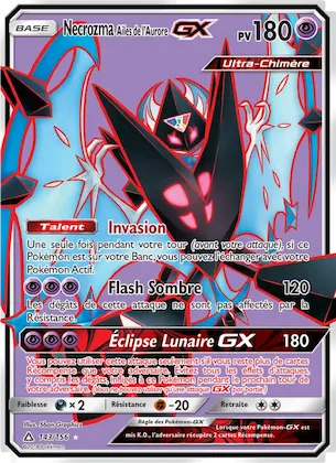 Necrozma Ailes de l’Aurore GX n° 143 – Ultra-Prisme