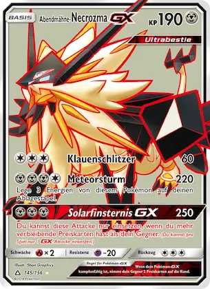 Abendmähne-Necrozma GX Nr. 145 – Ultra Prism