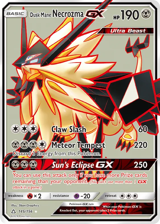 Dusk Mane Necrozma-GX #145 – Ultra Prism