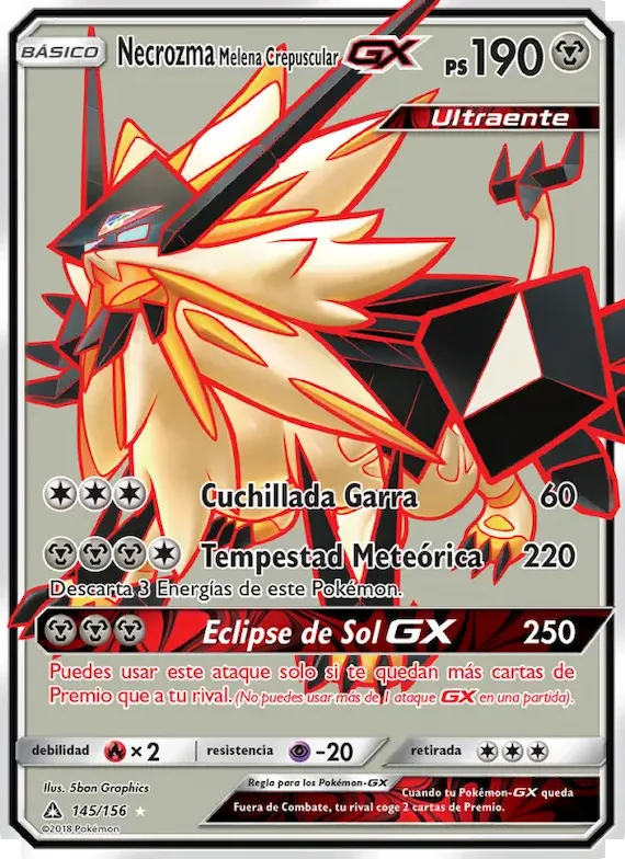 Necrozma Melena Crepuscular GX 145 – Ultraprisma