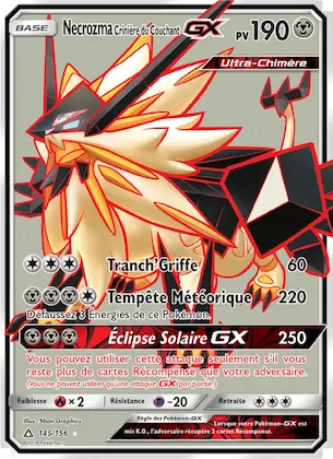 Necrozma Crinière du Couchant GX n° 145 – Ultra-Prisme