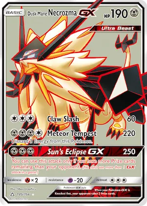 Dusk Mane Necrozma-GX #145 – Ultra Prism