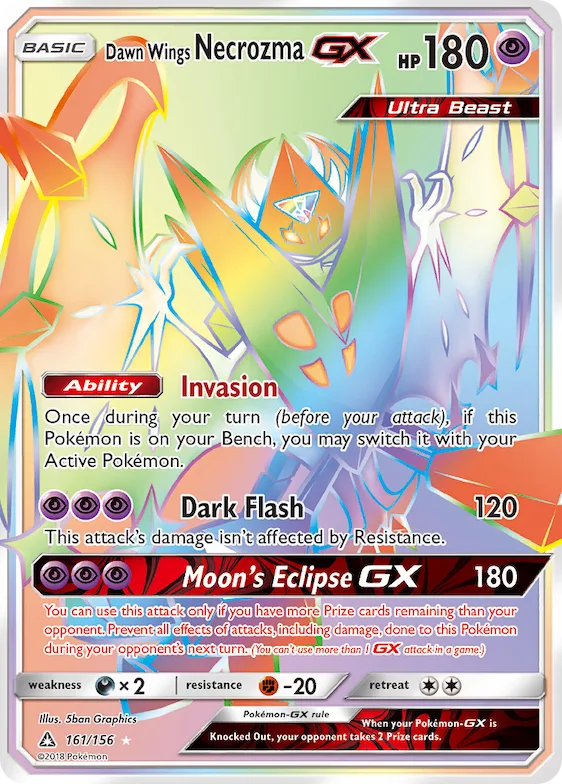 Dawn Wings Necrozma-GX #161 – Ultra Prism