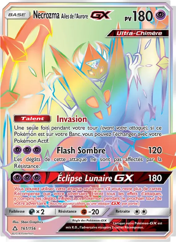 Necrozma Ailes de l’Aurore GX 161 – Ultra-Prisme