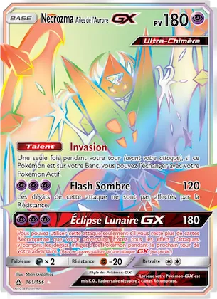 Necrozma Ailes de l’Aurore GX n° 161 – Ultra-Prisme