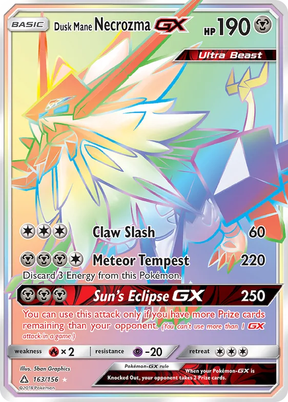 Dusk Mane Necrozma-GX #163 – Ultra Prism