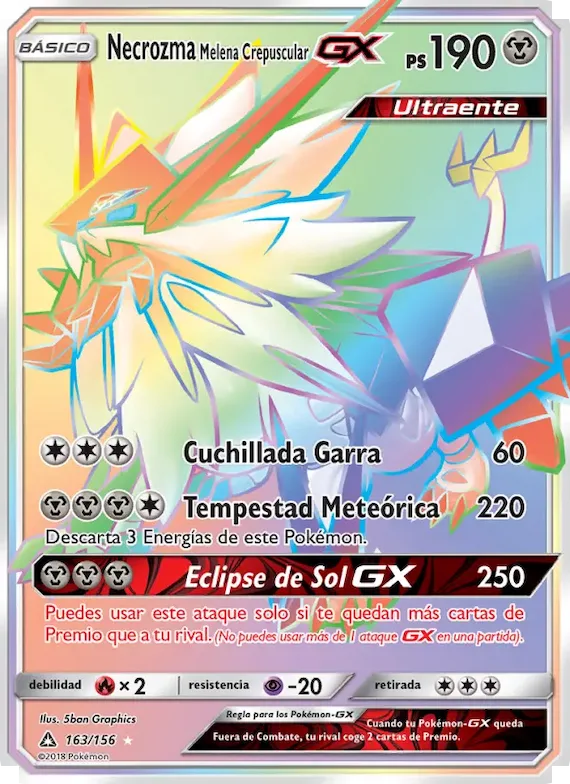 Necrozma Melena Crepuscular GX 163 – Ultraprisma