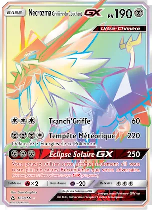 Necrozma Crinière du Couchant GX n° 163 – Ultra-Prisme