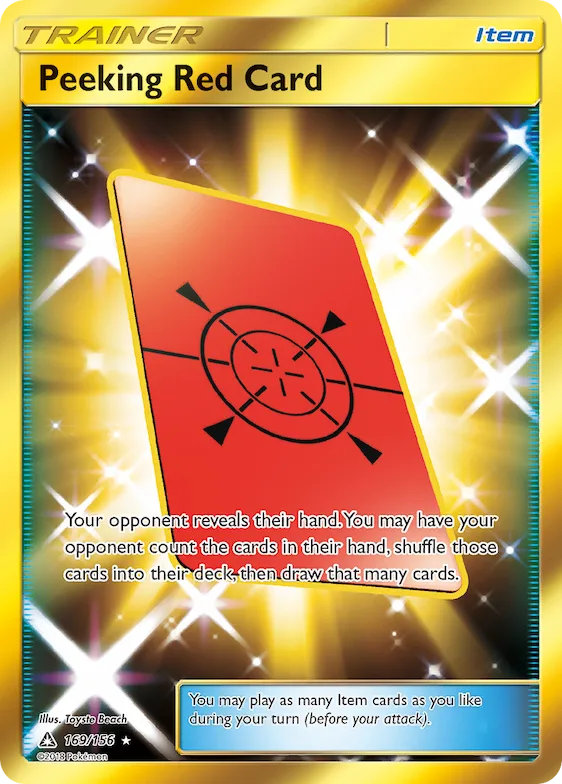Peeking Red Card #169 – Ultra Prism
