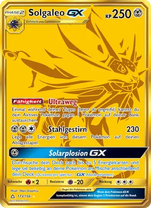 Solgaleo GX Nr. 173 – Ultra Prism