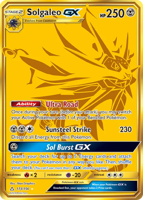 Solgaleo-GX #173 – Ultra Prism