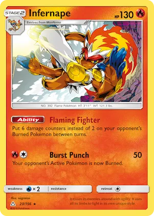 Infernape #23 – Ultra Prism