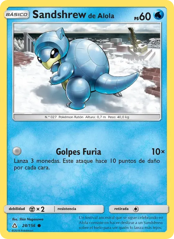 Sandshrew de Alola 28 – Ultraprisma