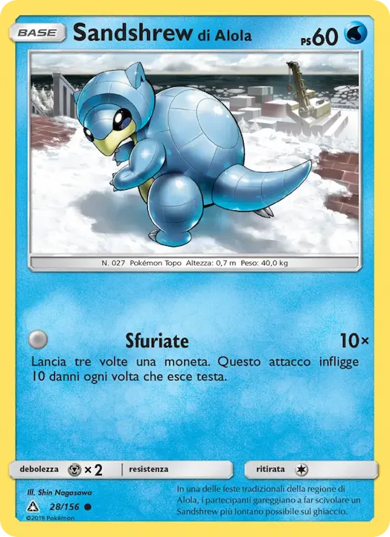 Sandshrew di Alola 28 – Ultraprisma