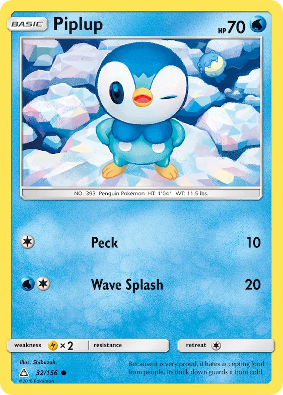 Piplup #32 – Ultra Prism