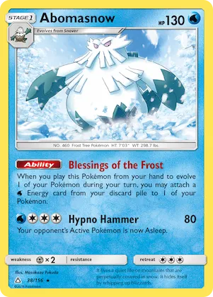 Abomasnow #38 – Ultra Prism