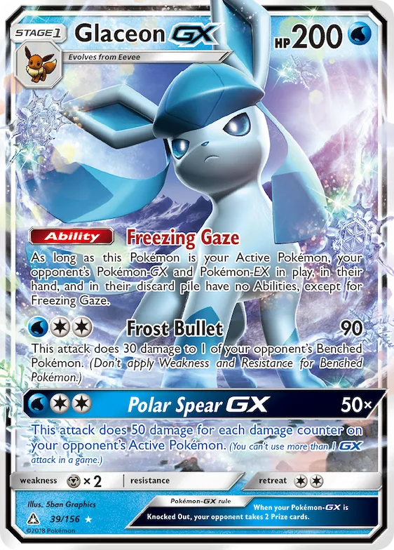 Glaceon-GX #39 – Ultra Prism