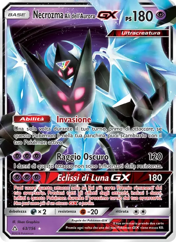 Necrozma Ali dell’Aurora GX 63 – Ultraprisma