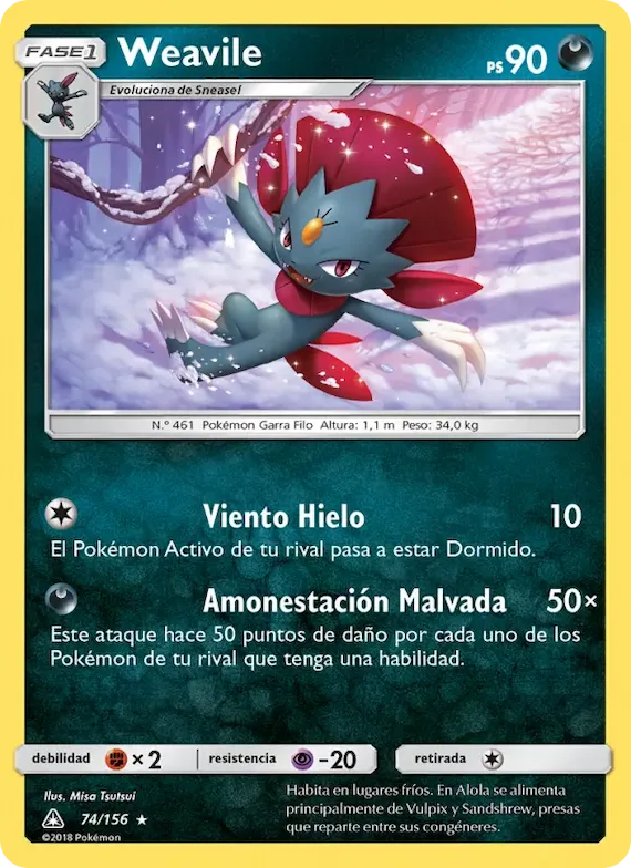 Weavile 74 – Ultraprisma