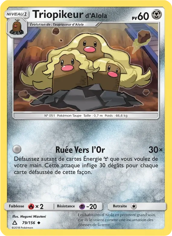 Triopikeur d’Alola 79 – Ultra-Prisme