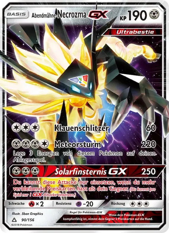Abendmähne-Necrozma GX 90 – Ultra-Prisma