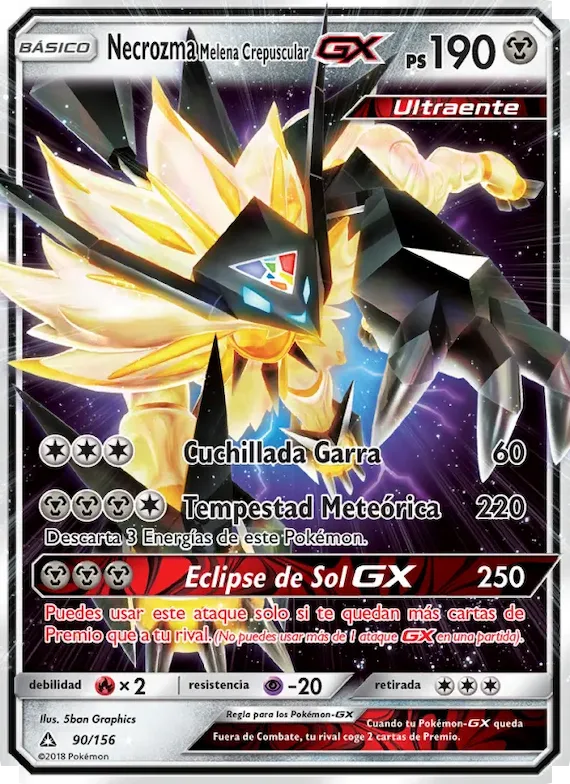 Necrozma Melena Crepuscular GX 90 – Ultraprisma