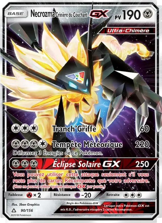 Necrozma Crinière du Couchant GX 90 – Ultra-Prisme