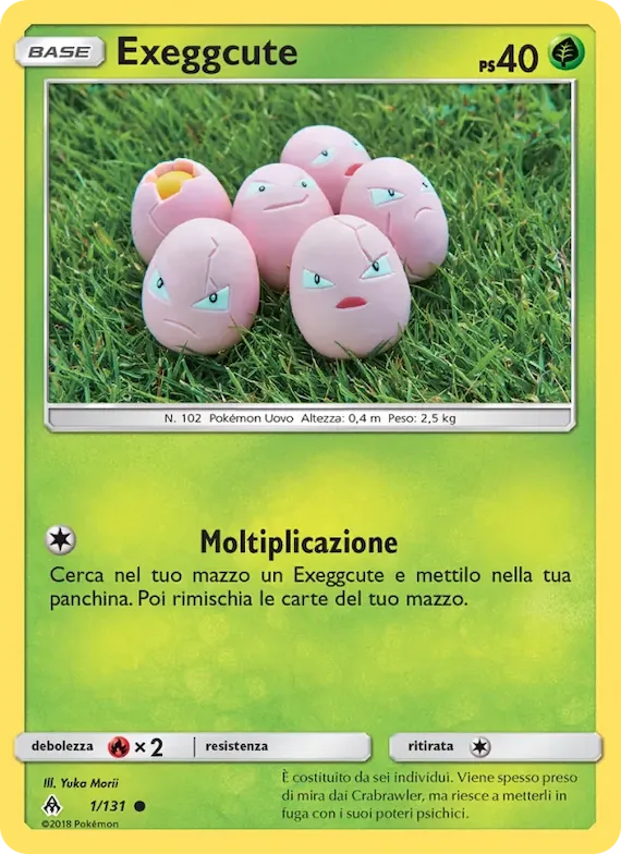 Exeggcute 1 – Apocalisse Di Luce