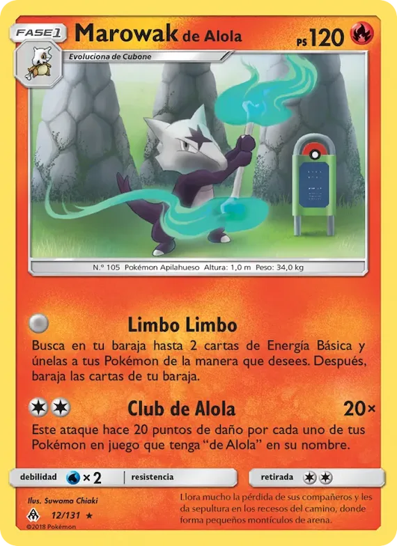Marowak de Alola 12 – Luz Prohibida