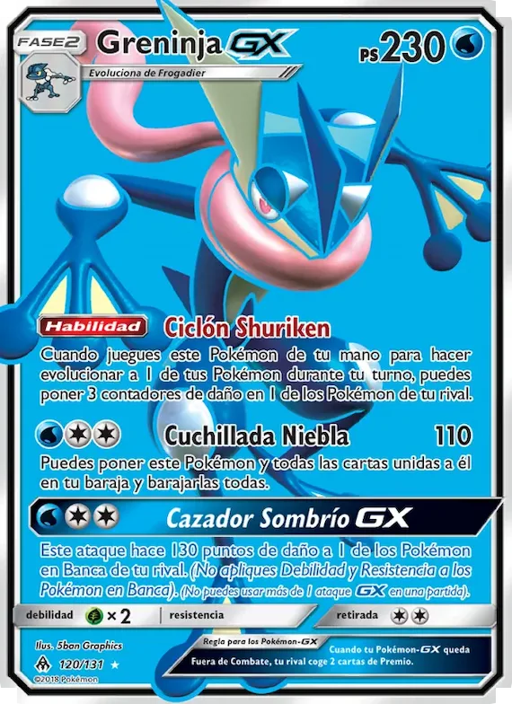 Greninja GX 120 – Luz Prohibida