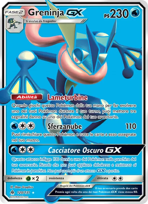 Greninja GX 120 – Apocalisse Di Luce