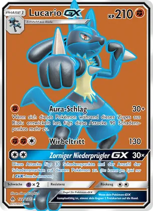 Lucario GX Nr. 122 – Forbidden Light