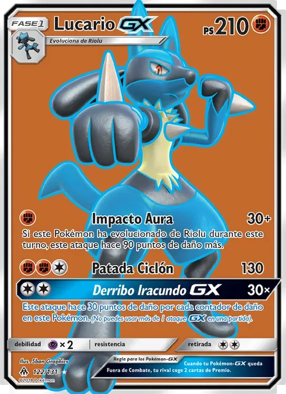 Lucario GX 122 – Luz Prohibida