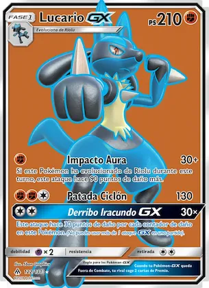 Lucario GX 122 – Luz Prohibida
