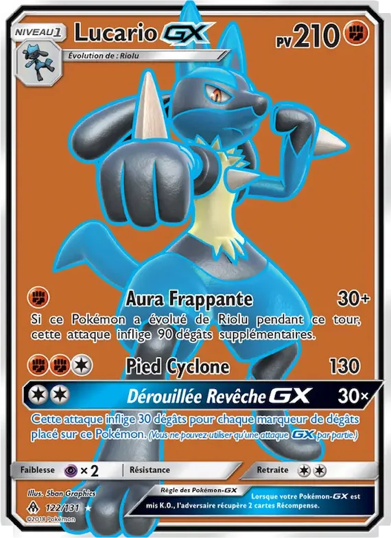Lucario GX 122 – Lumière Interdite