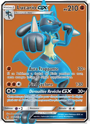 Lucario GX n° 122 – Lumière Interdite