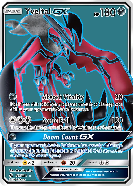 Yveltal-GX #124 – Forbidden Light