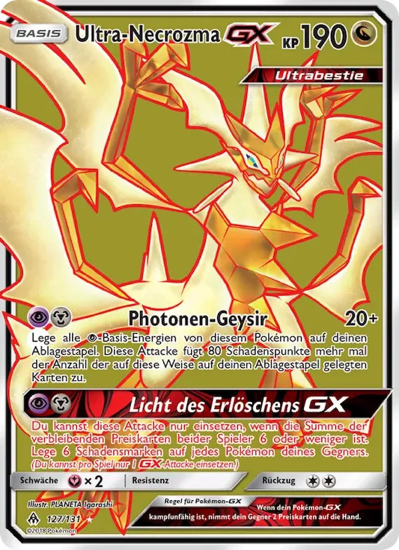 Ultra-Necrozma GX 127 – Grauen Der Lichtfinsternis