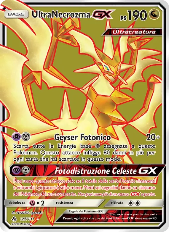 UltraNecrozma GX 127 – Apocalisse Di Luce