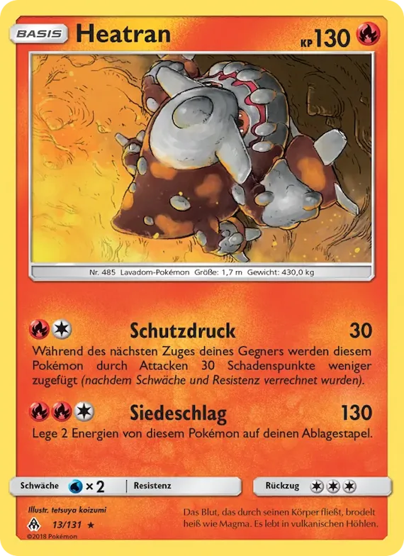 Heatran 13 – Grauen Der Lichtfinsternis