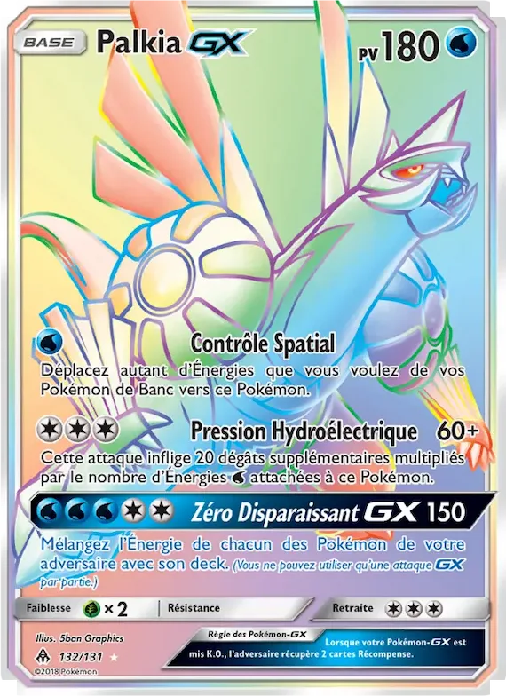 Palkia GX 132 – Lumière Interdite