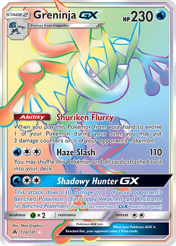 Greninja-GX #133 – Forbidden Light