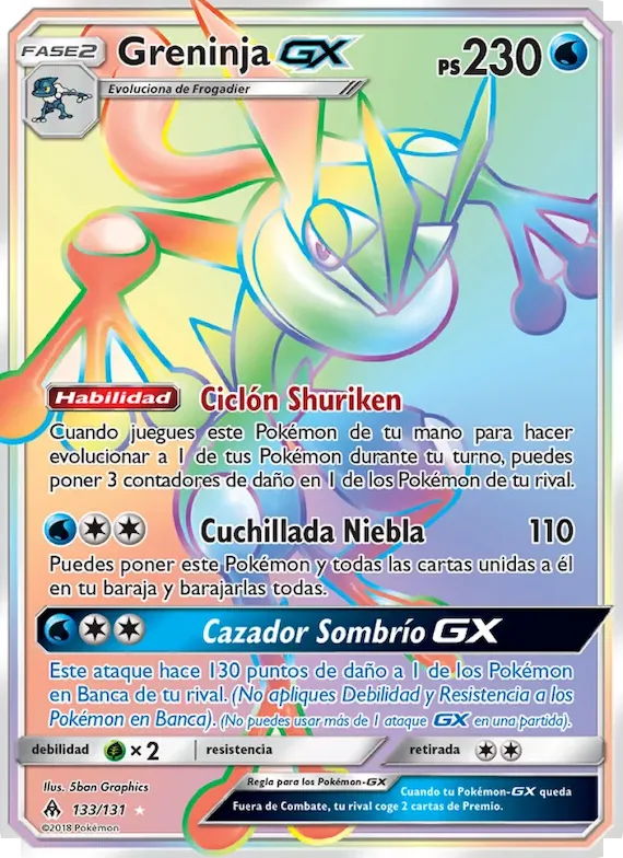 Greninja GX 133 – Luz Prohibida