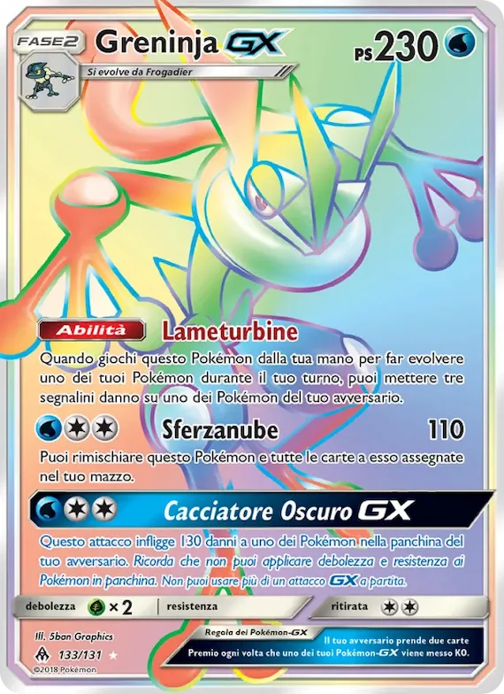 Greninja GX 133 – Apocalisse Di Luce